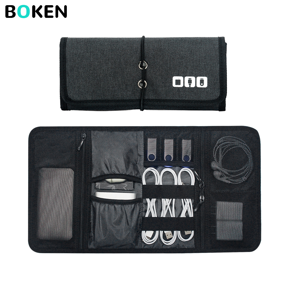 Tech Accessories Storage - Tech Organizer Bag Cable Storage Case