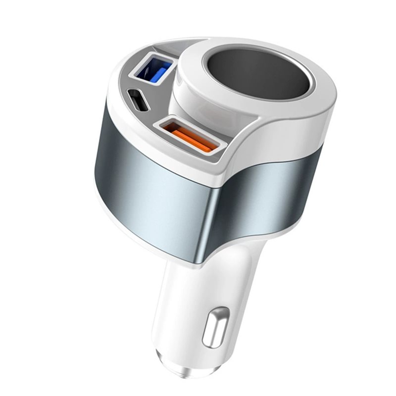 Type C Multiport Adapter - Car With Cigarette Lighter Splitter Socket