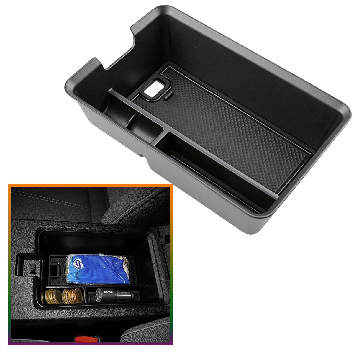Tech Accessories Storage - Armrest Storage Box for Renault Megane