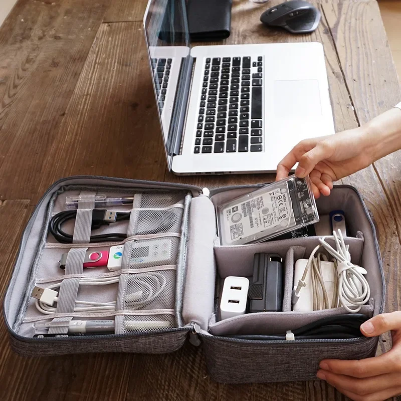 Portable Tech Organizer Case f - Tech Accessories Storage 评论和价格