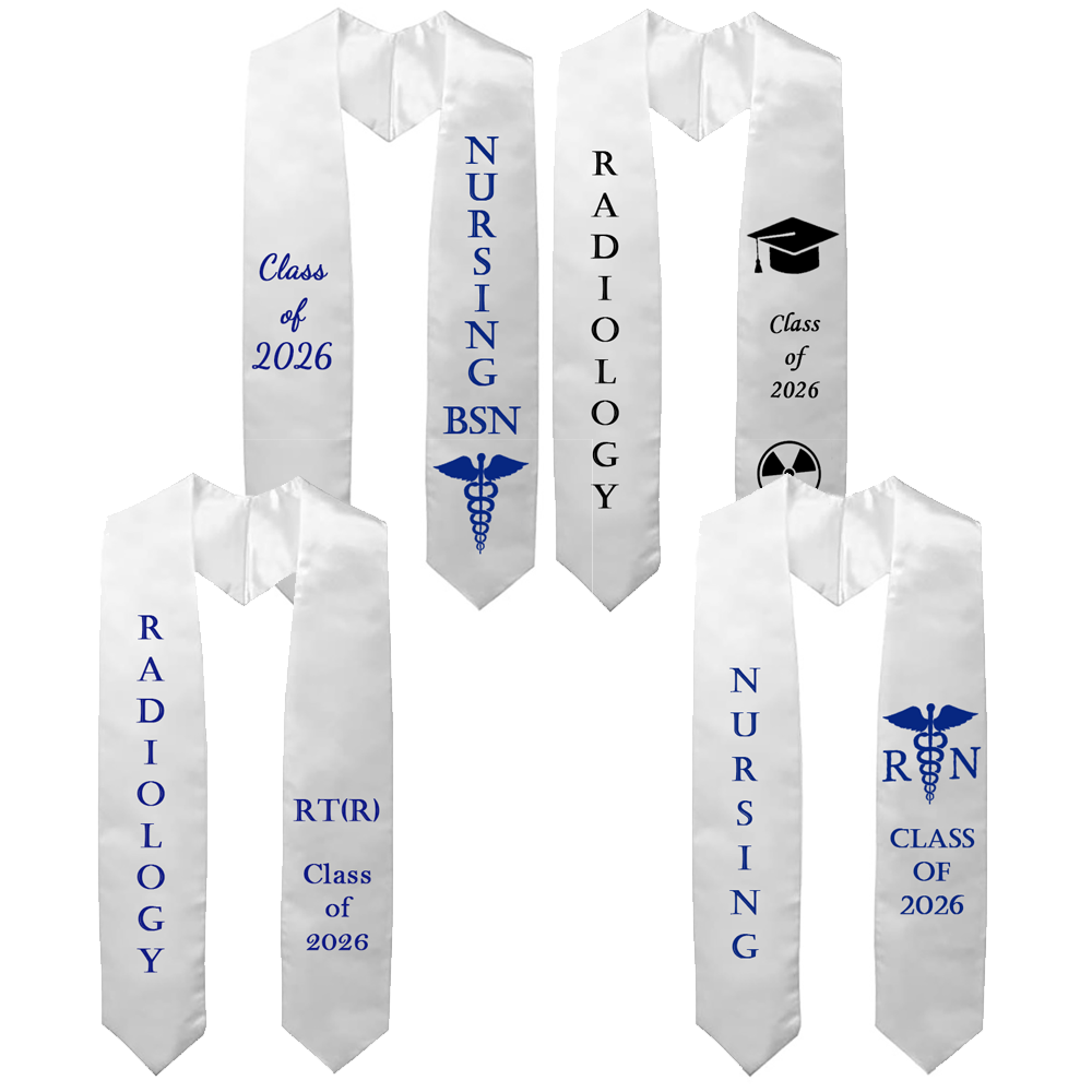 Graduation Stole for Radiology - Xray Tech Accessories 评论和价格