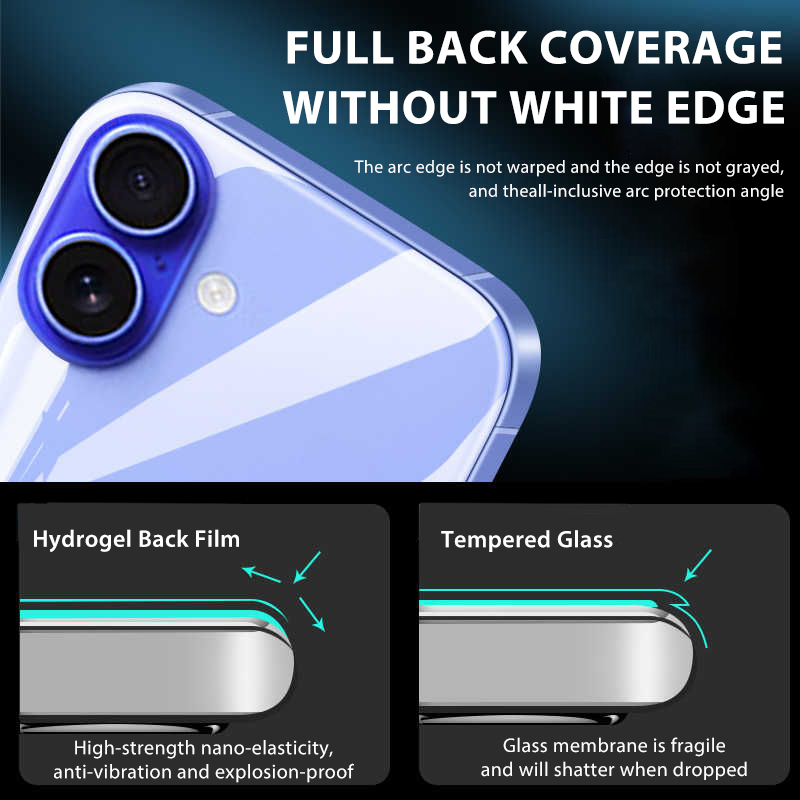 4-1Pcs Back Hydrogel Film For  - Tech Accessories Phone 评论和价格