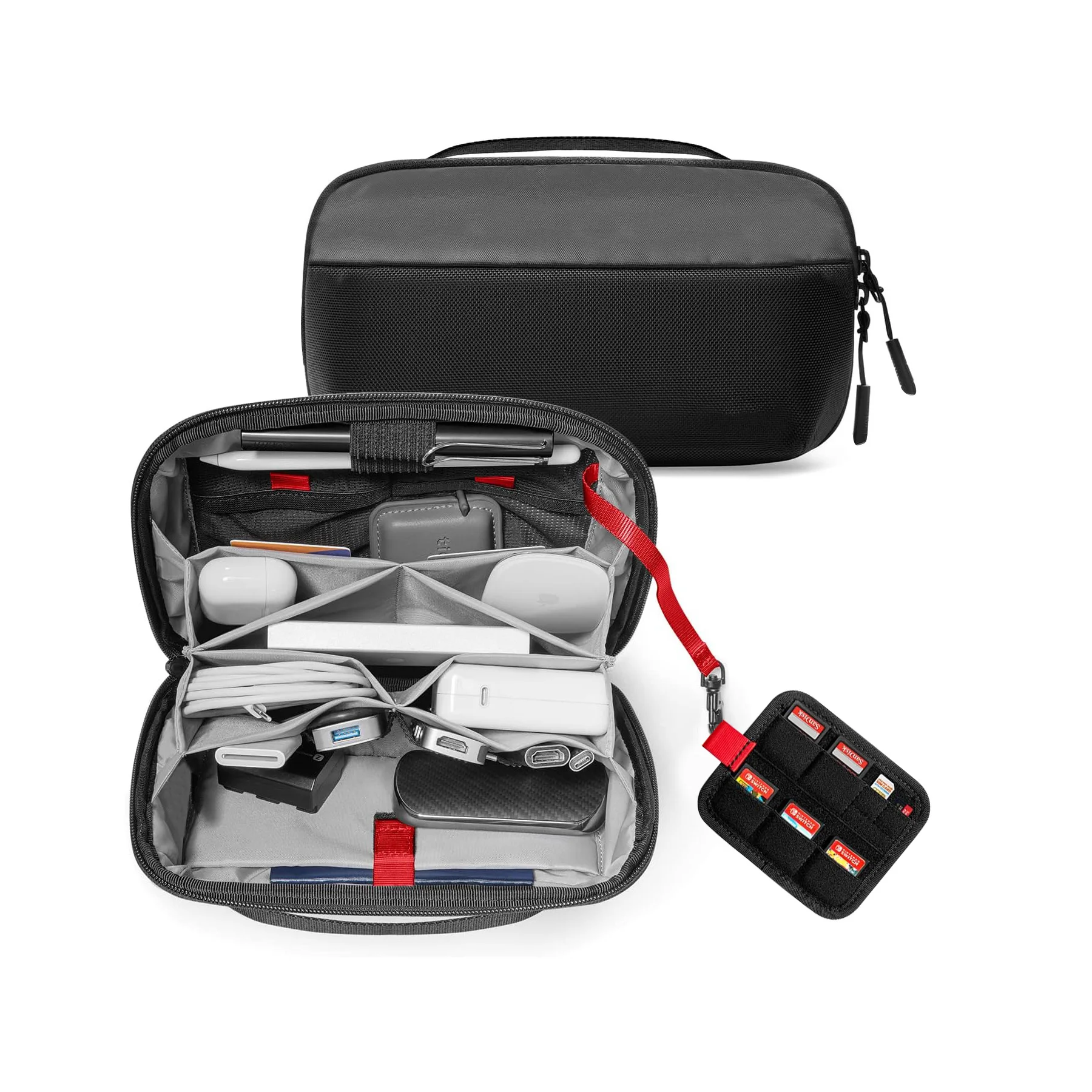Travel Tech Organizer Pouch, W - Tech Accessories Storage 评论和价格