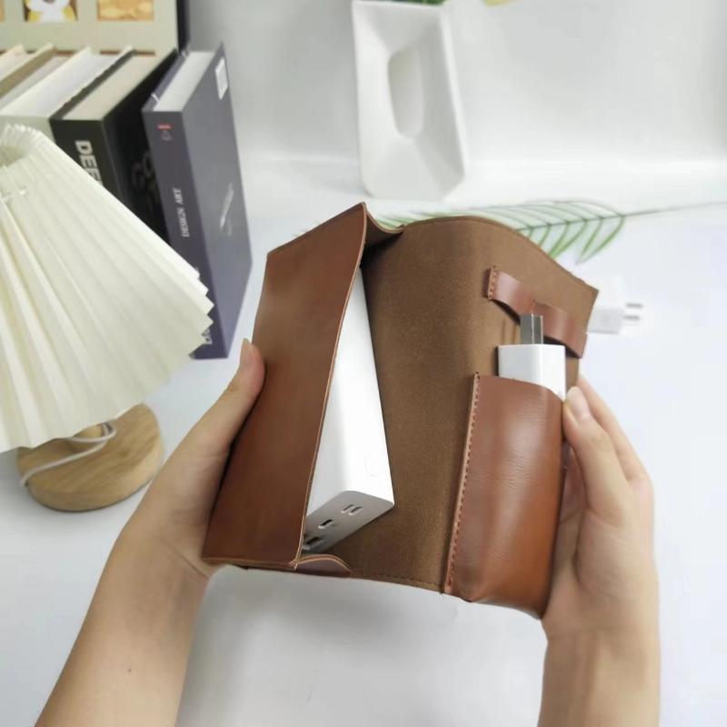 1PC PU Leather Multi-Compartme - Tech Accessories Storage 评论和价格