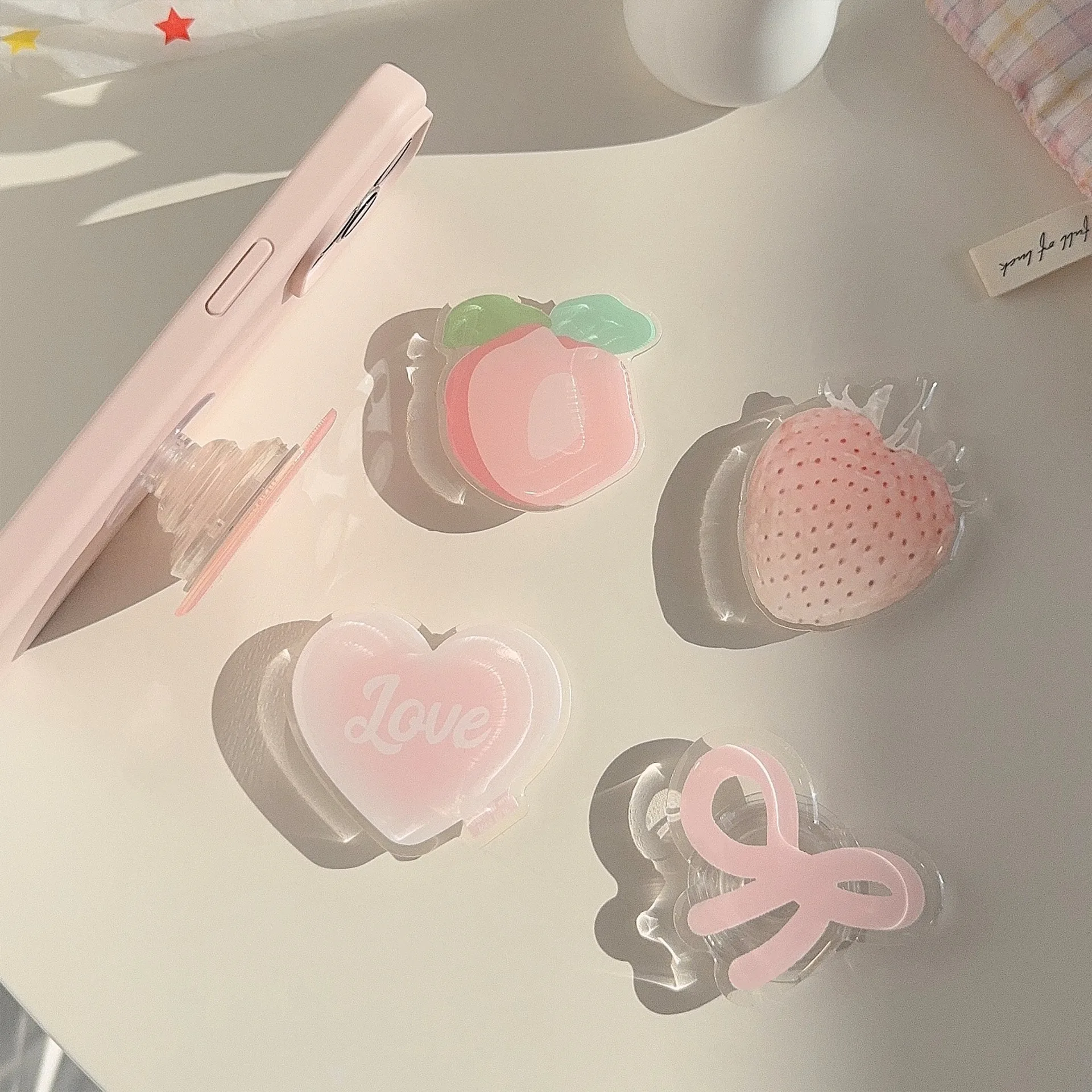 Ins Korea Girly Phone Stand Cu - Tech Accessories Phone 评论和价格