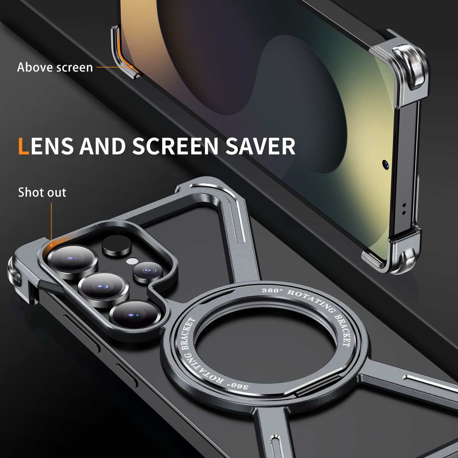 Magnetic Rotating Bracket Anti - Phone Stand Aluminum 评论和价格