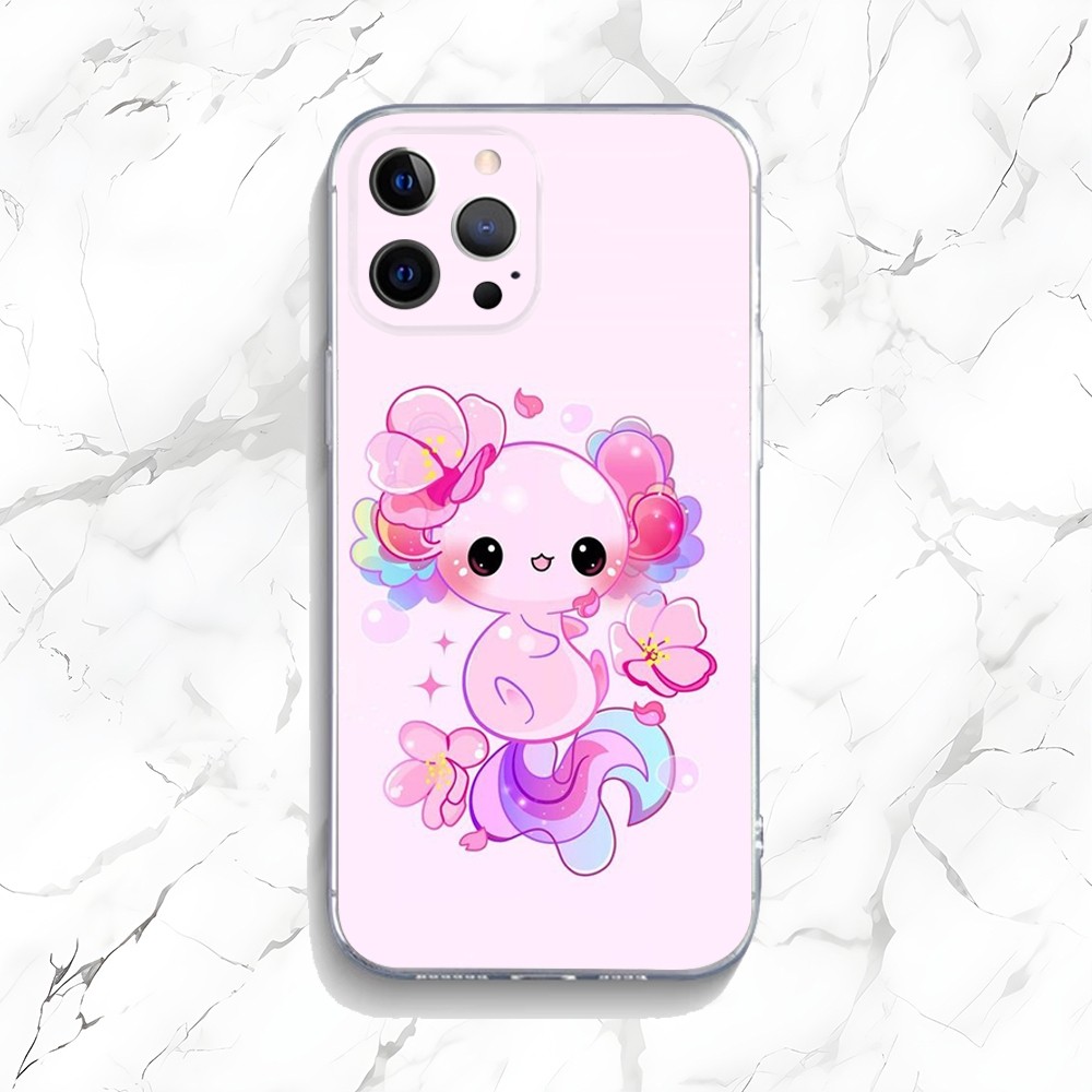 Cute Axolotl Phone Case For iP - Tech Accessories Apple 评论和价格