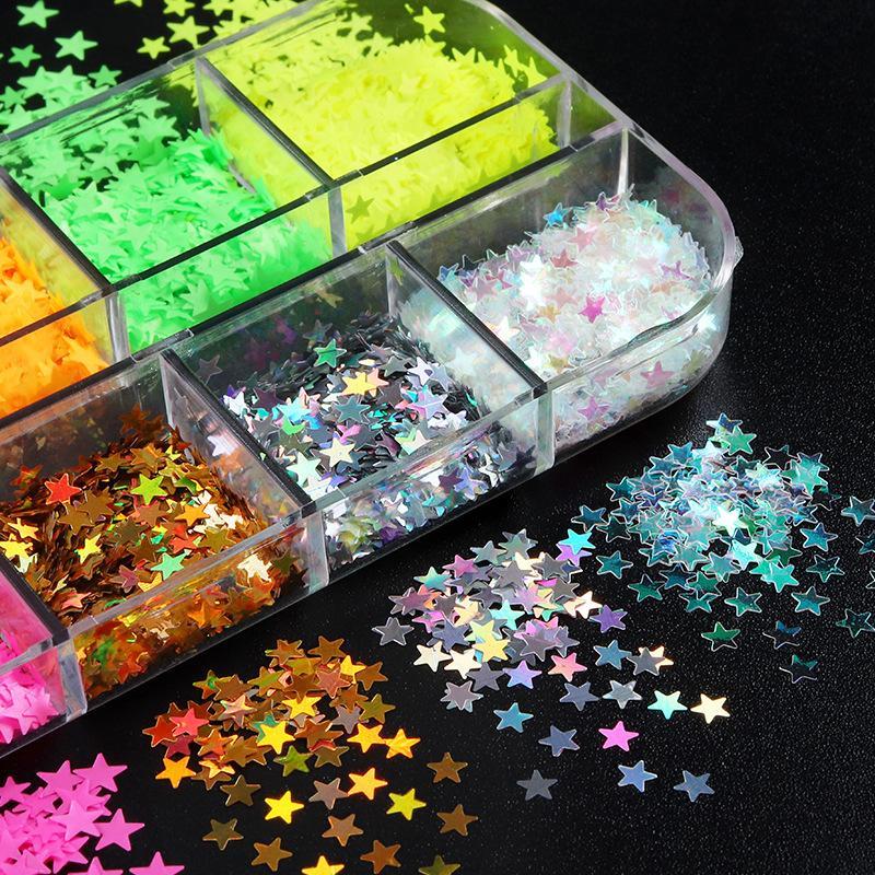 12 Grids Y2K Mini Laser Star N - Y2K Tech Accessories 评论和价格