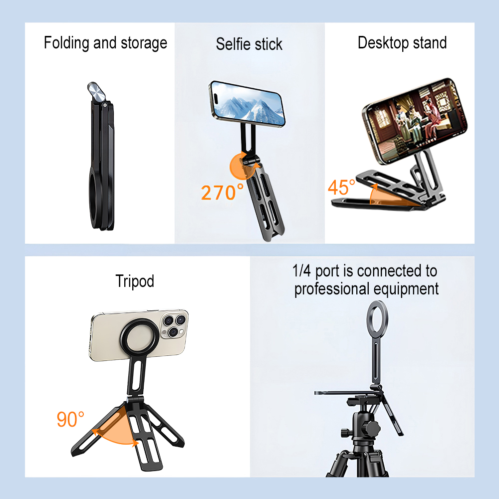 Magnetic Phone Holder Four-axi - Phone Stand Aluminum 评论和价格