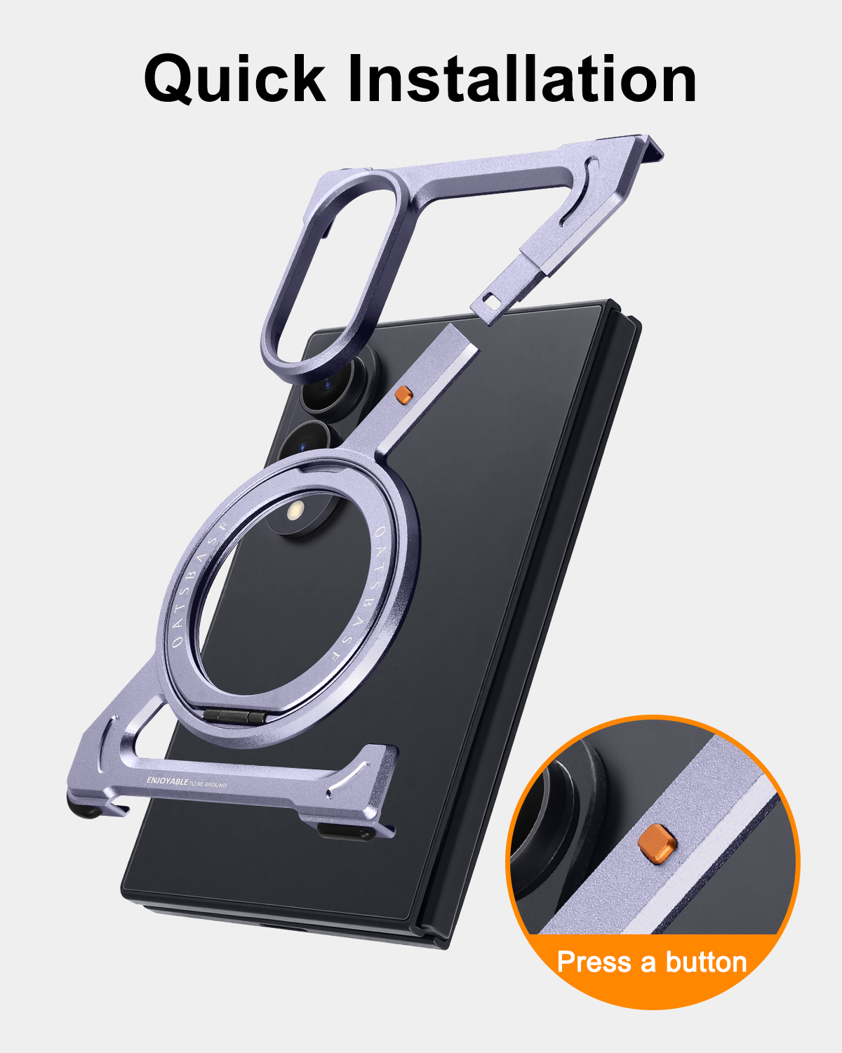 Eary for Samsung Galaxy Z Fold - Phone Stand Aluminum 评论和价格